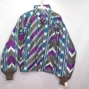 Vintage New Walls Navajo Print Western Jacket M